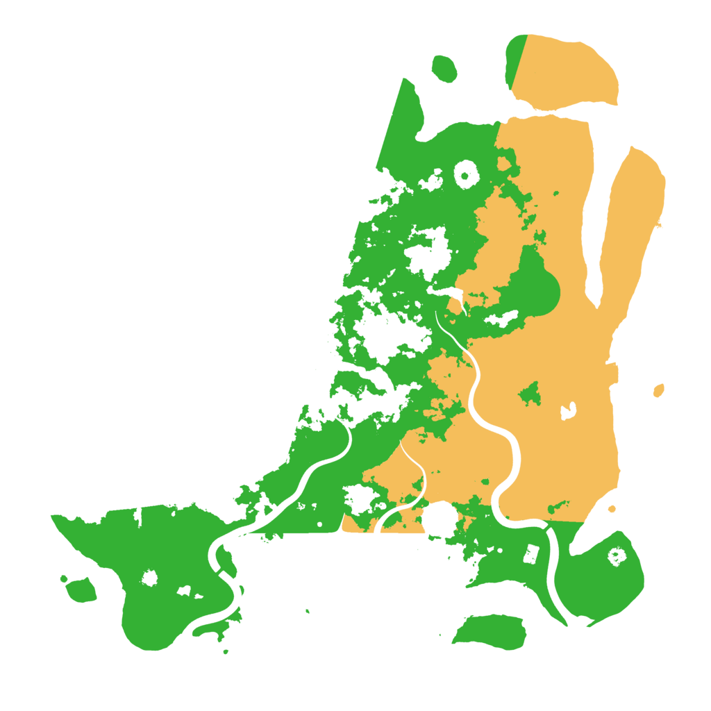 Biome Rust Map: Procedural Map, Size: 4000, Seed: 990373
