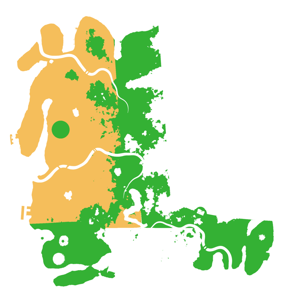 Biome Rust Map: Procedural Map, Size: 4500, Seed: 251