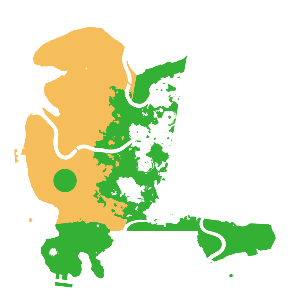 Biome Rust Map: Procedural Map, Size: 3500, Seed: 1211362689