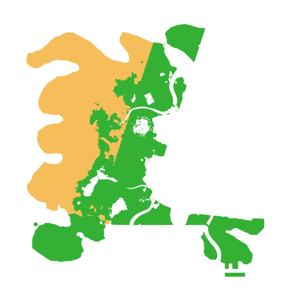 Biome Rust Map: Procedural Map, Size: 3000, Seed: 1826299766