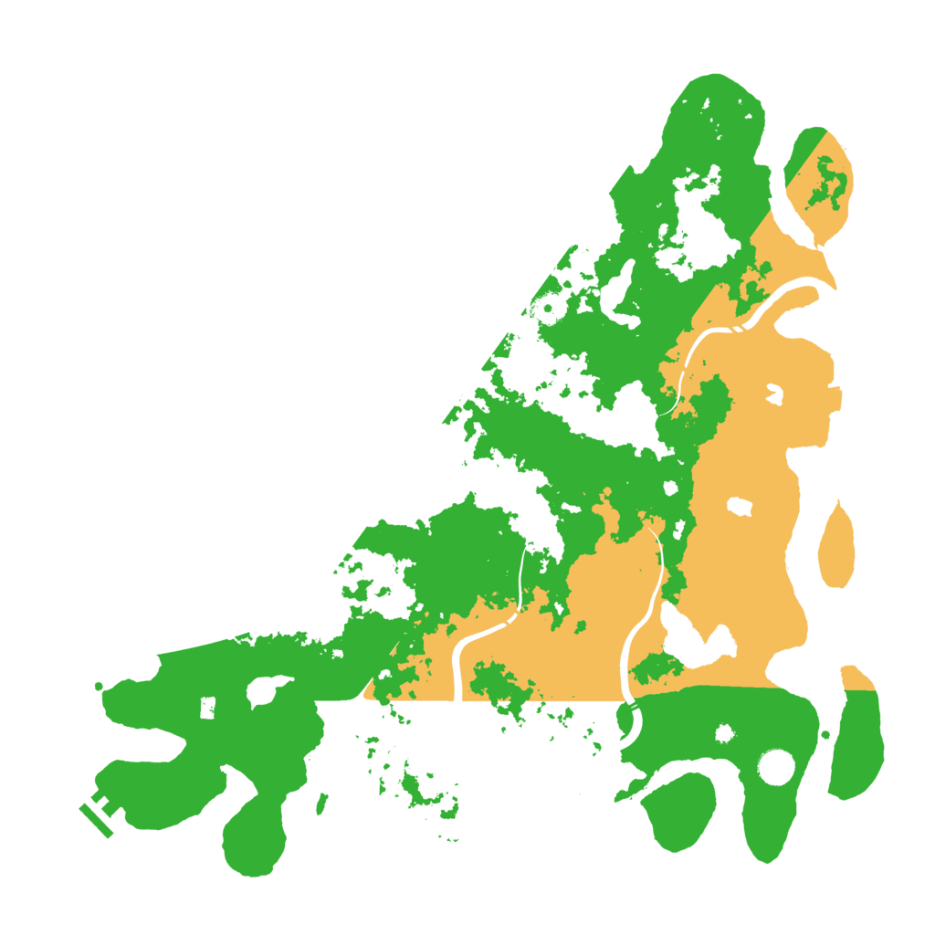 Biome Rust Map: Procedural Map, Size: 4500, Seed: 411816461