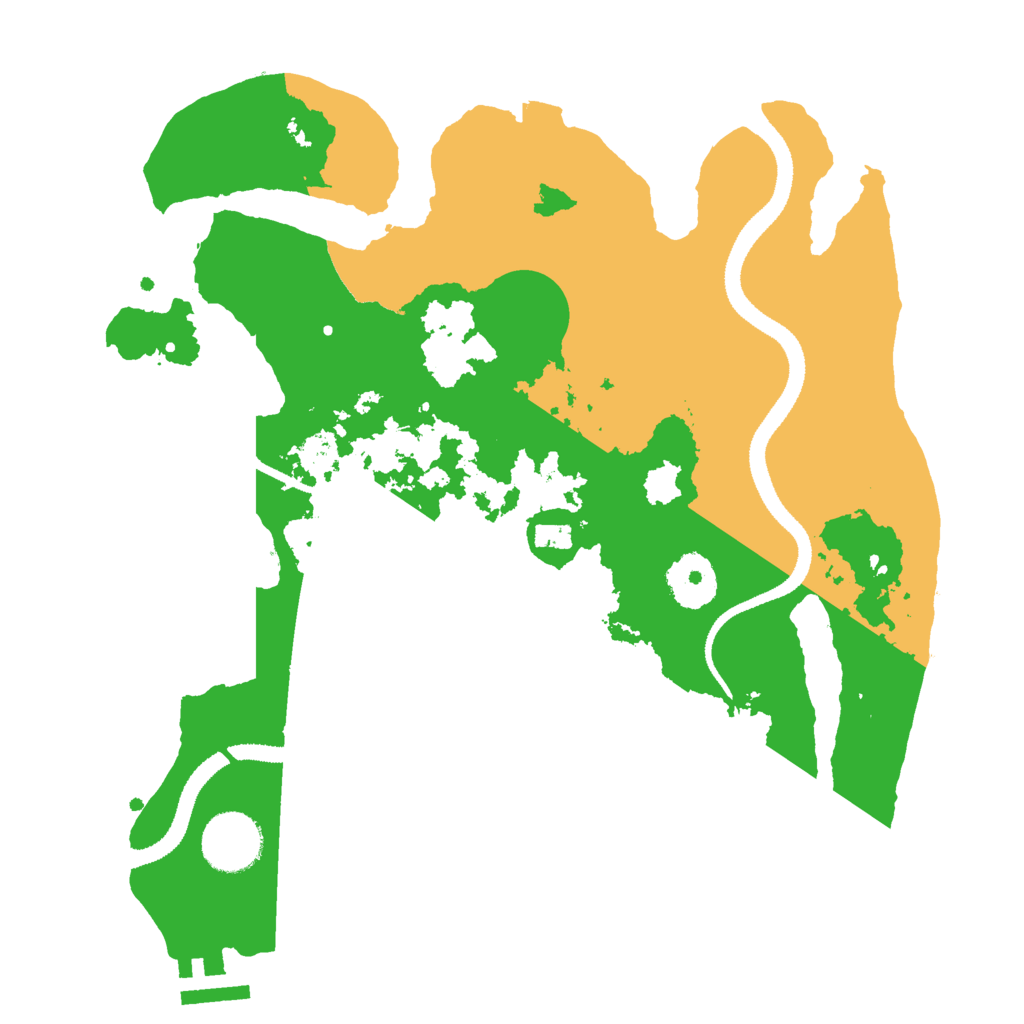 Biome Rust Map: Procedural Map, Size: 3000, Seed: 22891