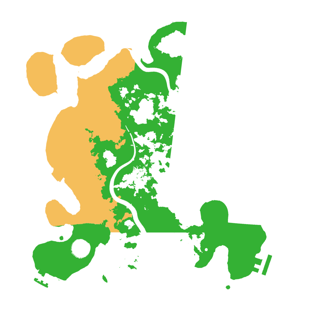 Biome Rust Map: Procedural Map, Size: 3000, Seed: 94297