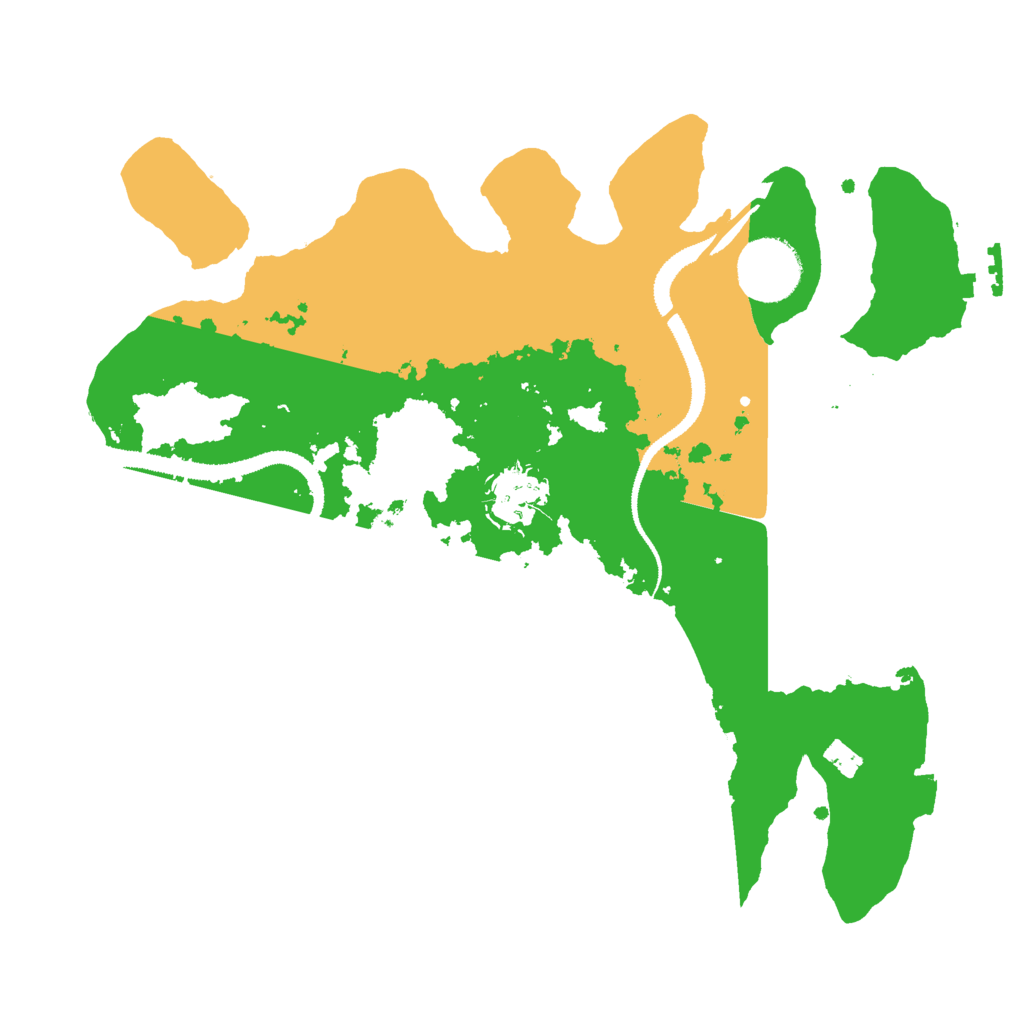 Biome Rust Map: Procedural Map, Size: 2950, Seed: 25430