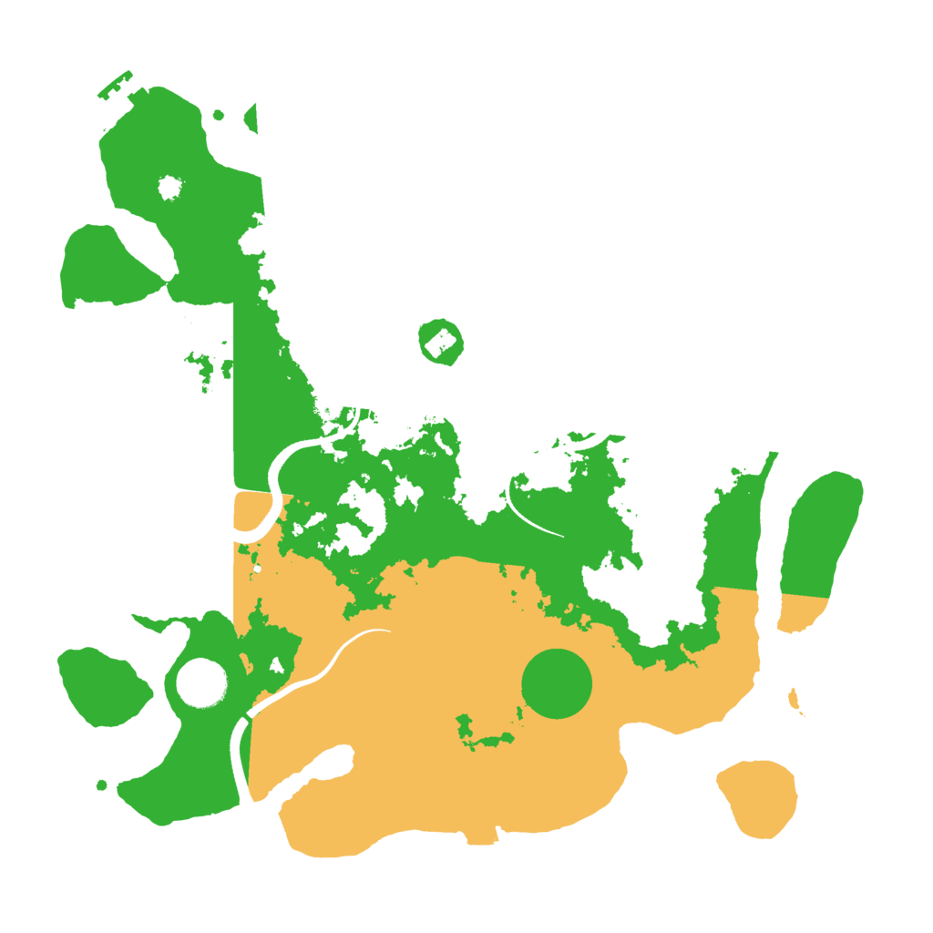 Biome Rust Map: Procedural Map, Size: 3500, Seed: 1007011817