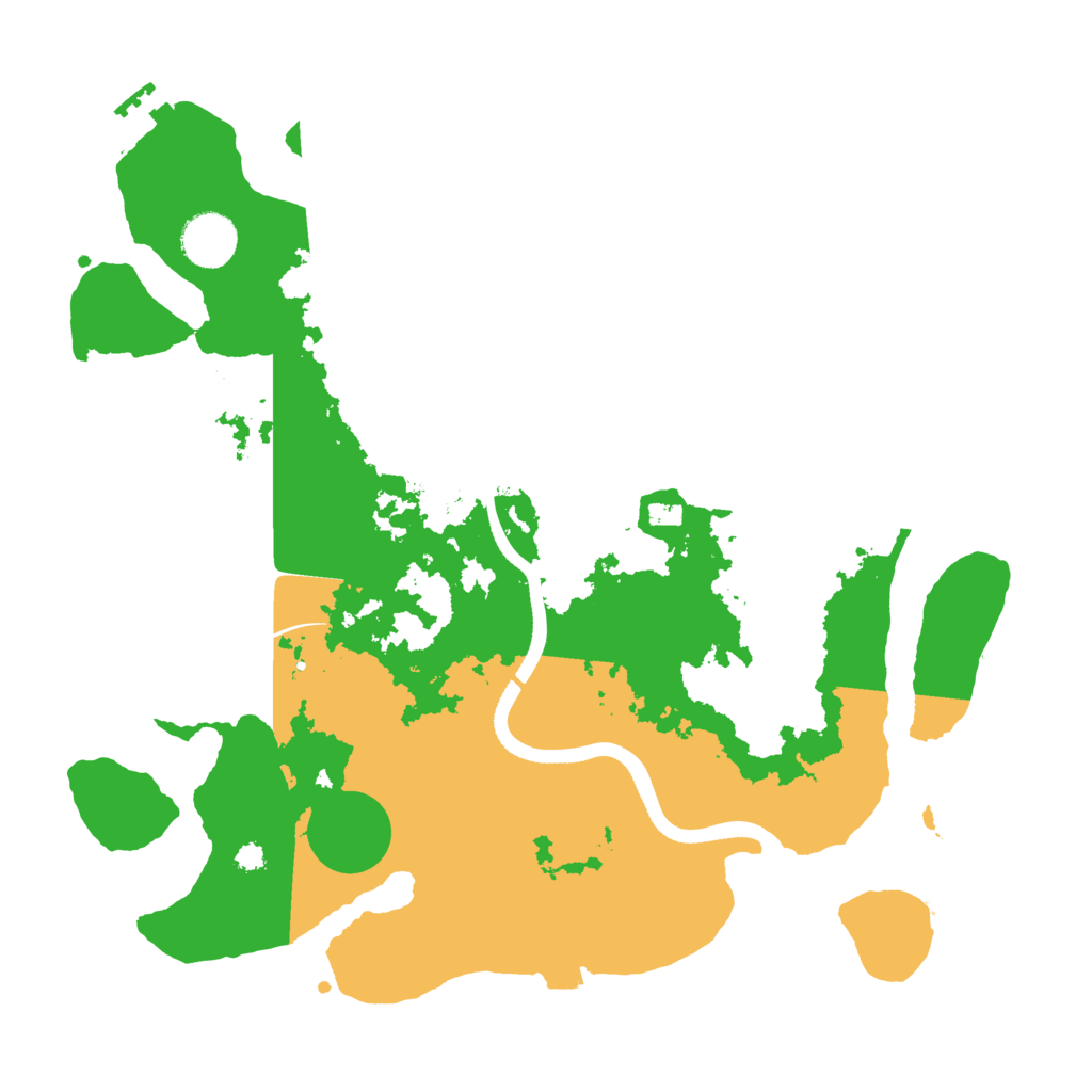 Biome Rust Map: Procedural Map, Size: 3500, Seed: 1007011817