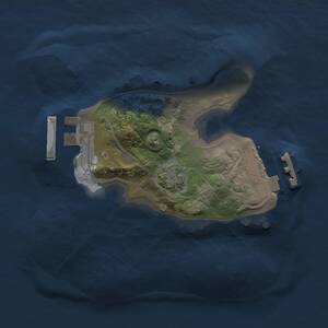 Thumbnail Rust Map: Procedural Map, Size: 1500, Seed: 406344249, 4 Monuments