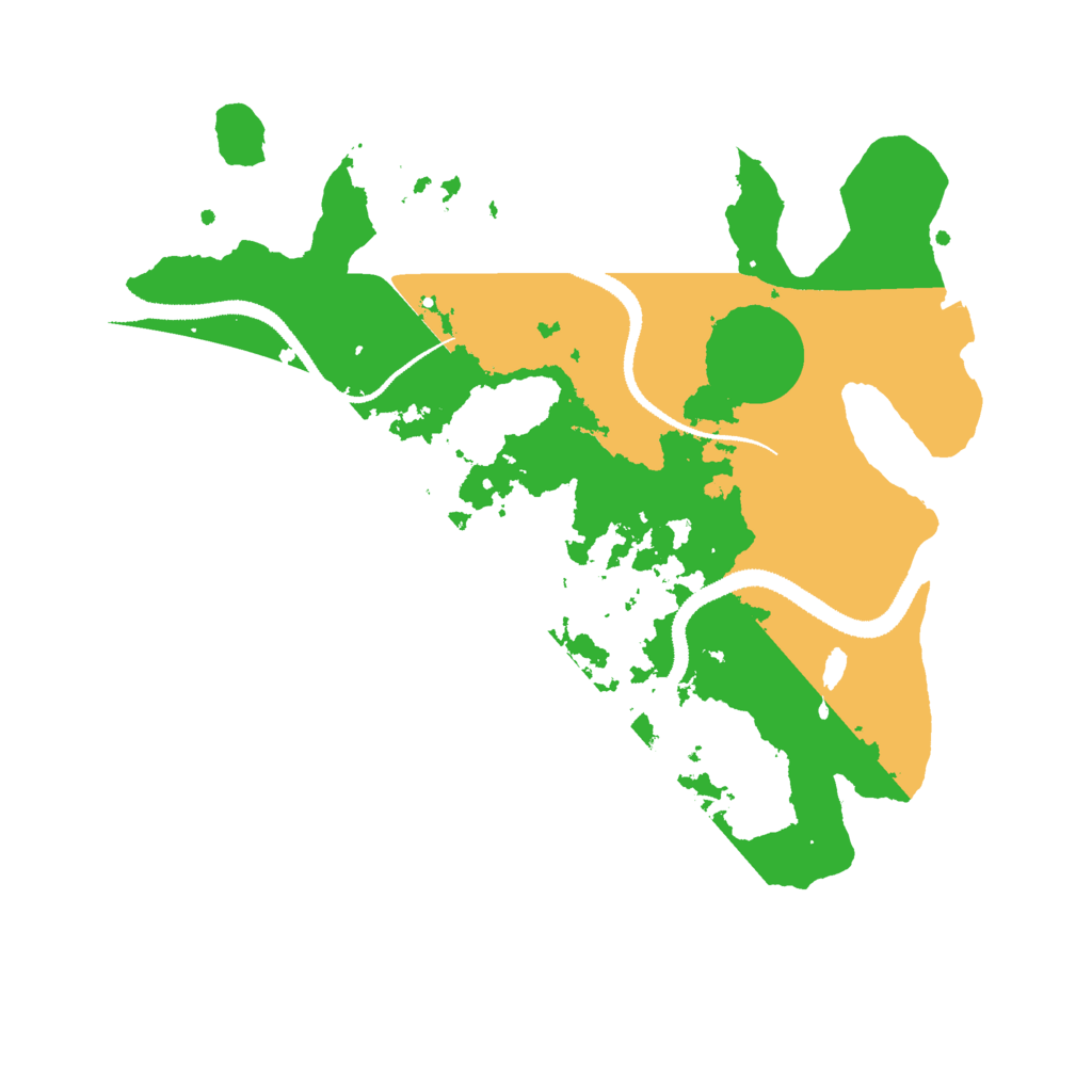 Biome Rust Map: Procedural Map, Size: 3000, Seed: 1047454736