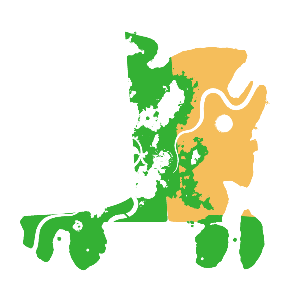 Biome Rust Map: Procedural Map, Size: 3000, Seed: 193894125