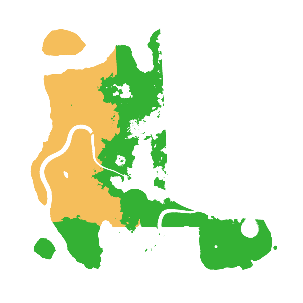 Biome Rust Map: Procedural Map, Size: 3000, Seed: 16643773