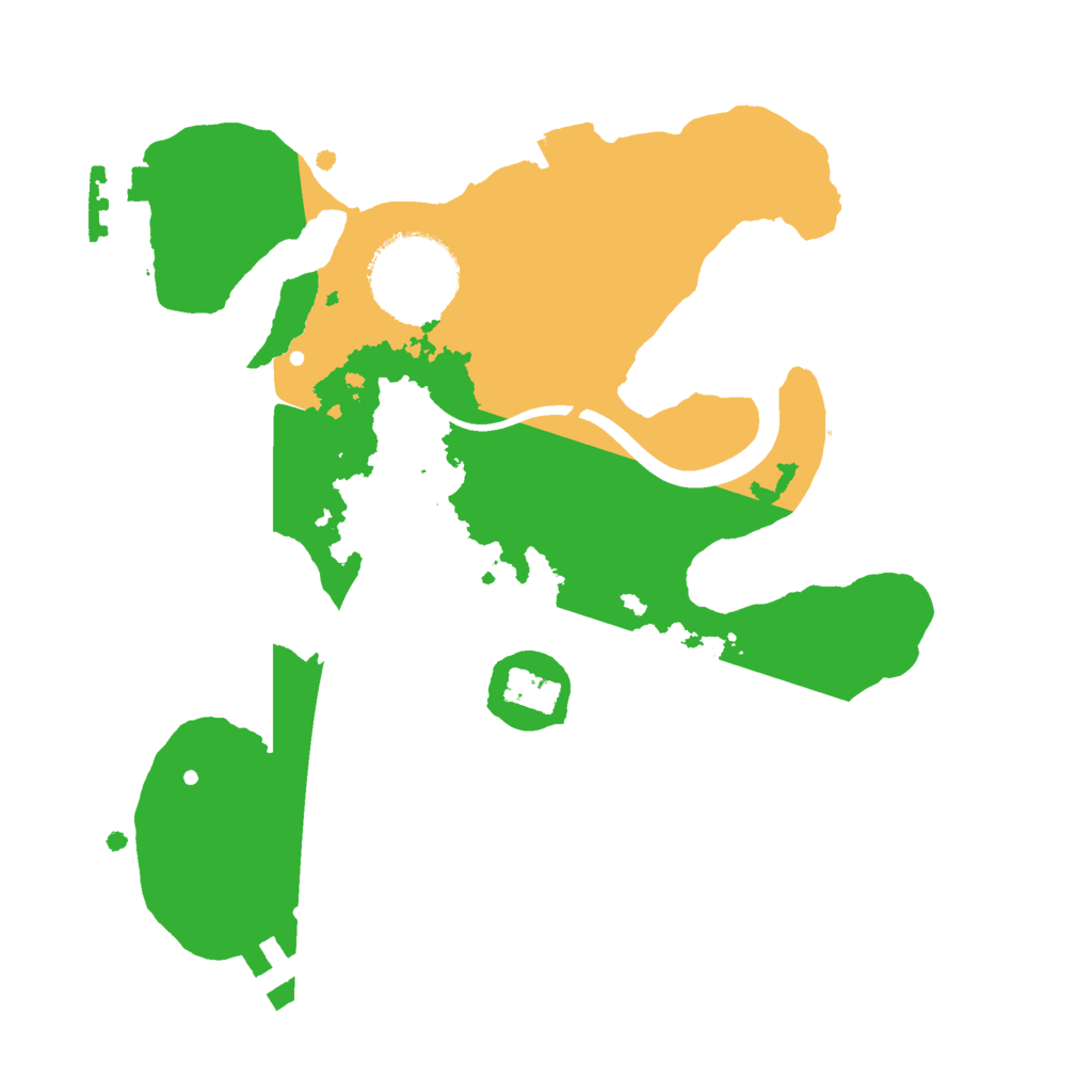 Biome Rust Map: Procedural Map, Size: 2200, Seed: 1308244454