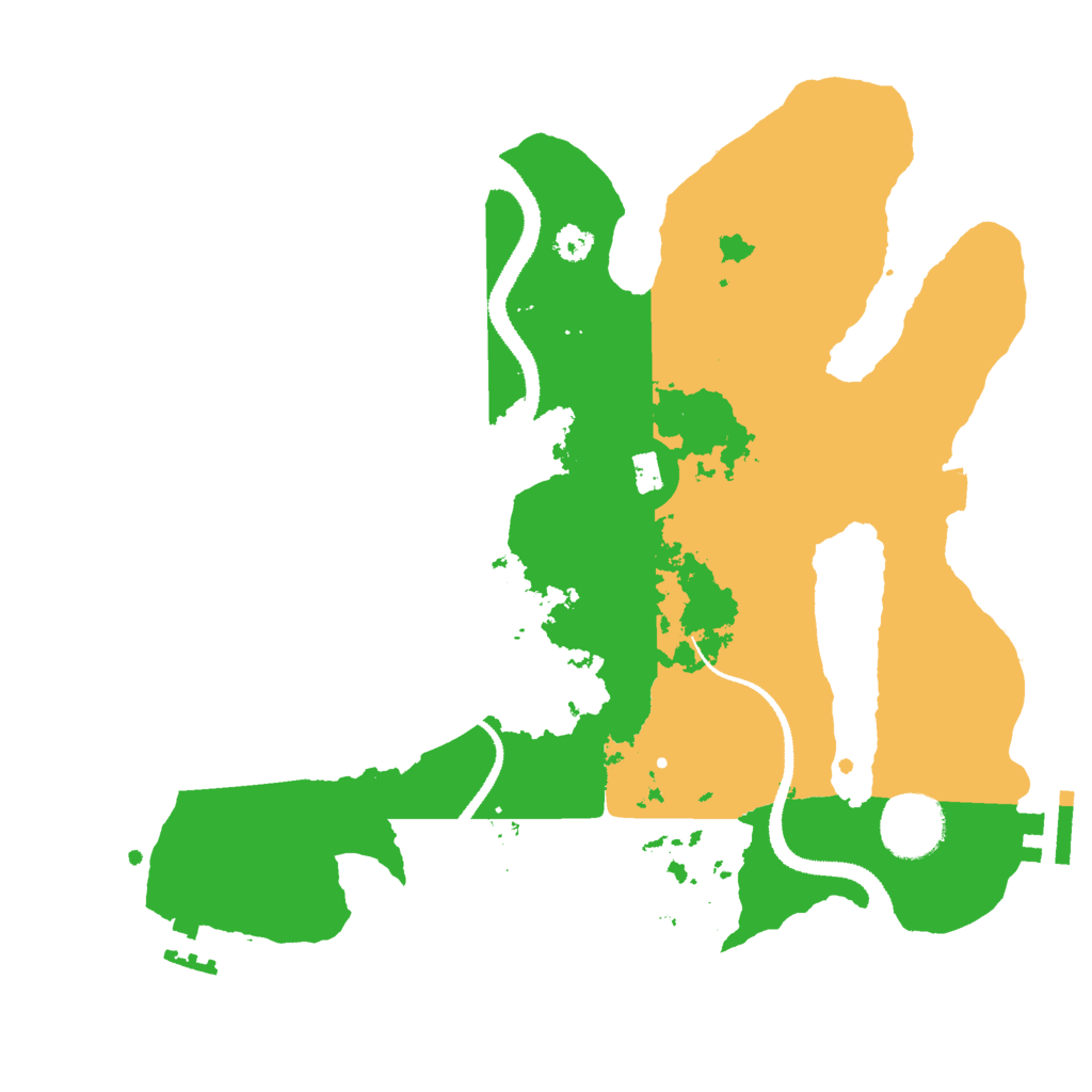 Biome Rust Map: Procedural Map, Size: 3000, Seed: 2235