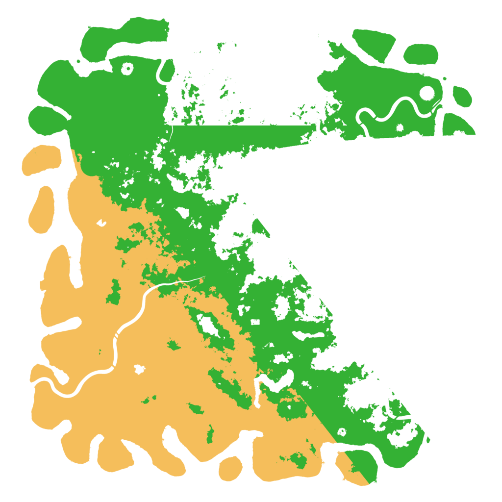 Biome Rust Map: Procedural Map, Size: 6000, Seed: 1776595097