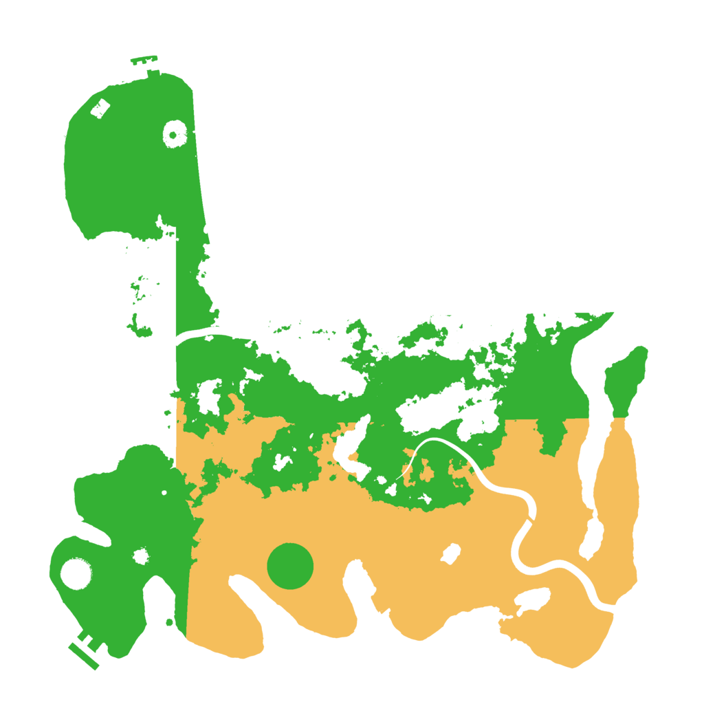 Biome Rust Map: Procedural Map, Size: 4000, Seed: 11612