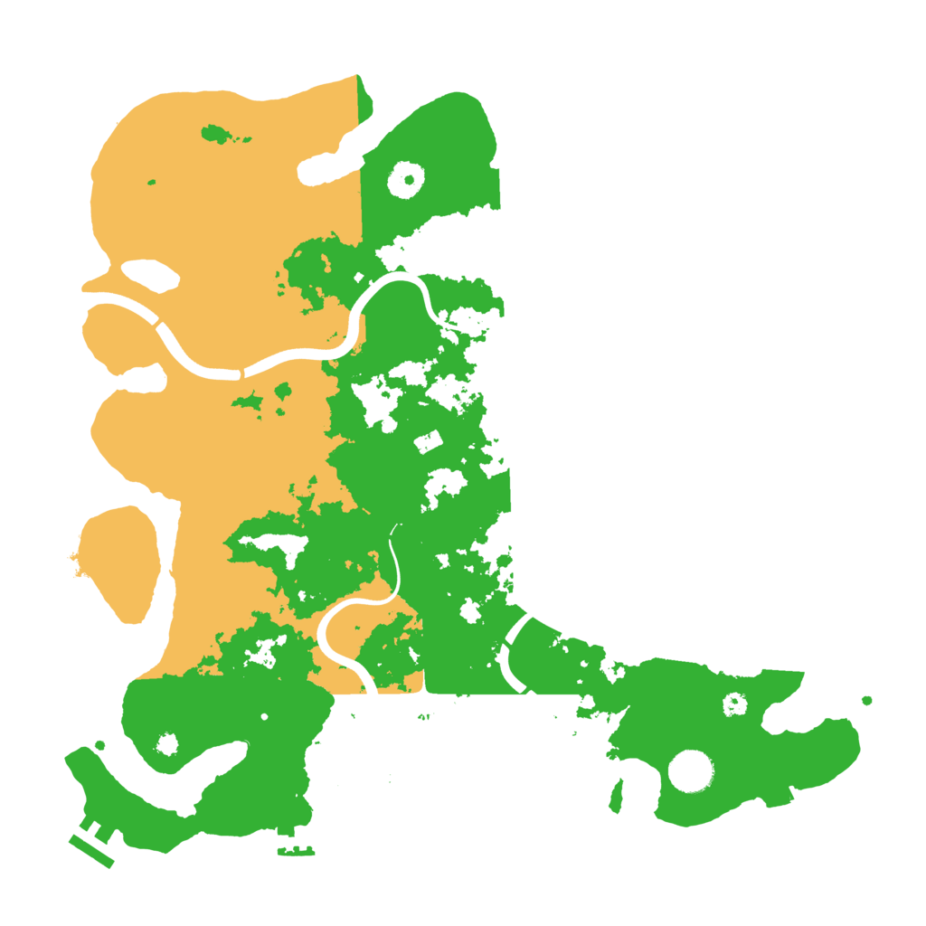 Biome Rust Map: Procedural Map, Size: 3800, Seed: 237854901