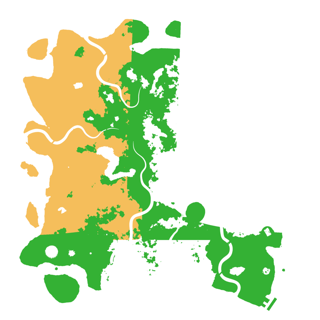 Biome Rust Map: Procedural Map, Size: 4500, Seed: 615324755