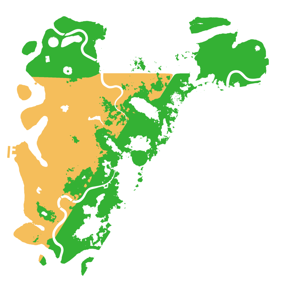 Biome Rust Map: Procedural Map, Size: 5000, Seed: 514132573