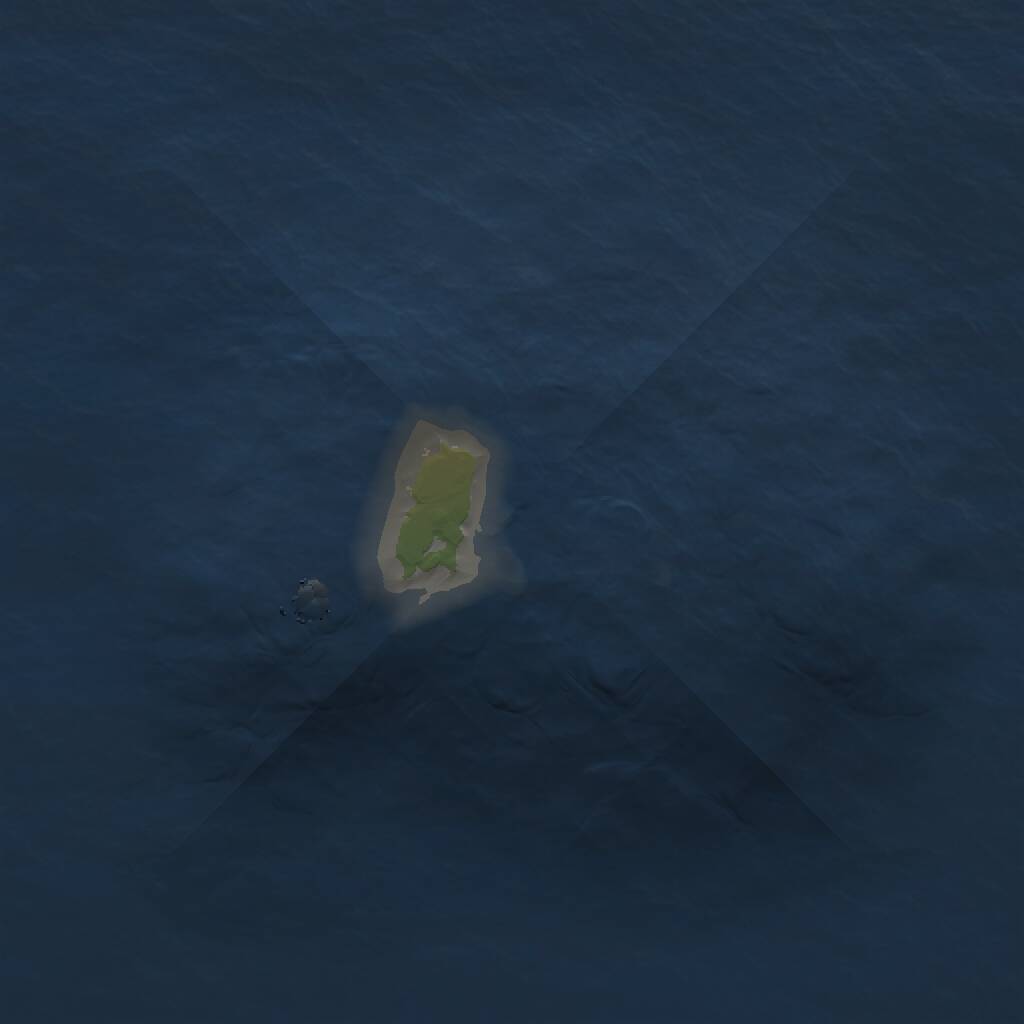 Rust Map: Procedural Map, Size: 1000, Seed: 454731187, 1 Monuments