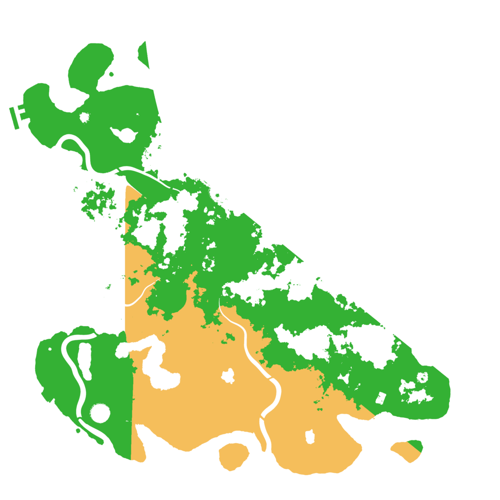 Biome Rust Map: Procedural Map, Size: 4500, Seed: 1354722007