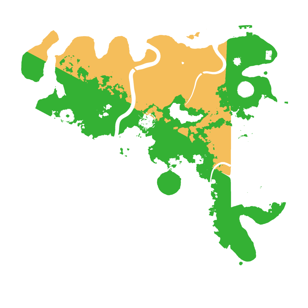 Biome Rust Map: Procedural Map, Size: 3500, Seed: 867308243