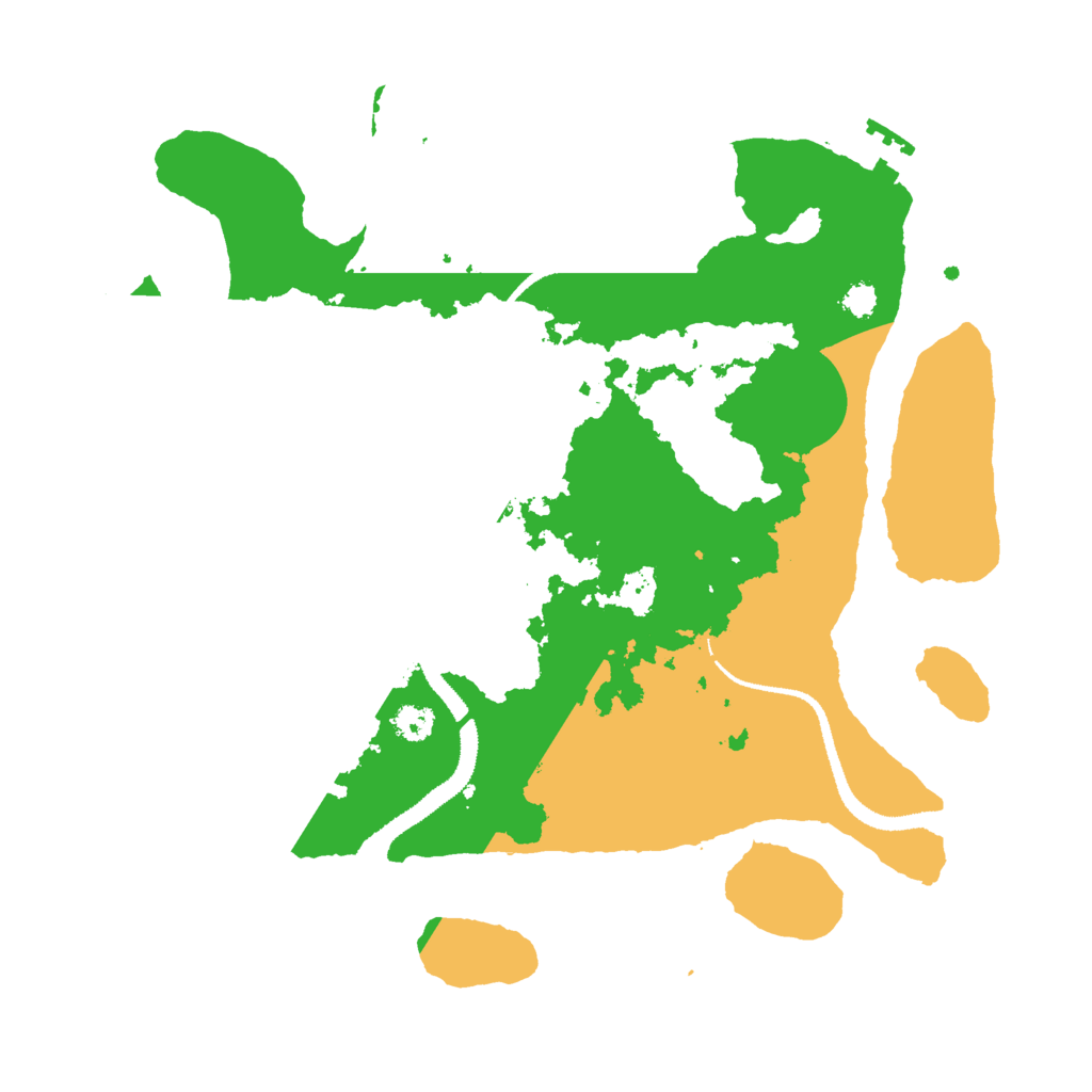 Biome Rust Map: Procedural Map, Size: 3000, Seed: 1149080157