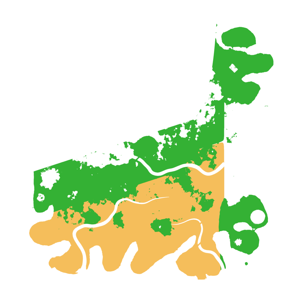 Biome Rust Map: Procedural Map, Size: 3900, Seed: 2051