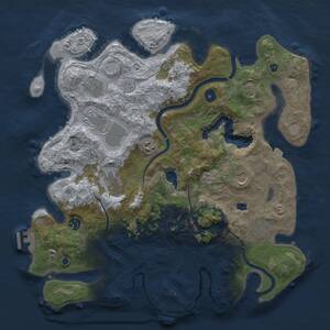 Thumbnail Rust Map: Procedural Map, Size: 4000, Seed: 1473375052, 14 Monuments