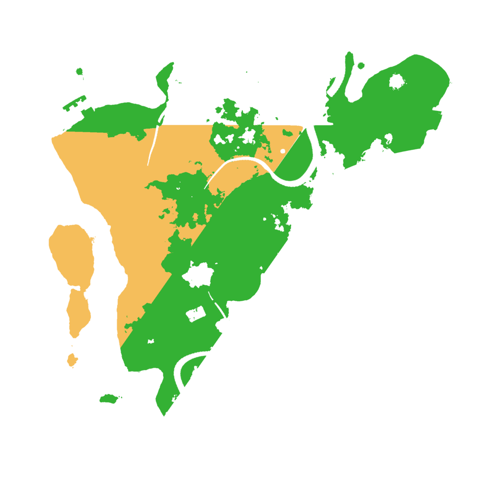 Biome Rust Map: Procedural Map, Size: 3000, Seed: 27769