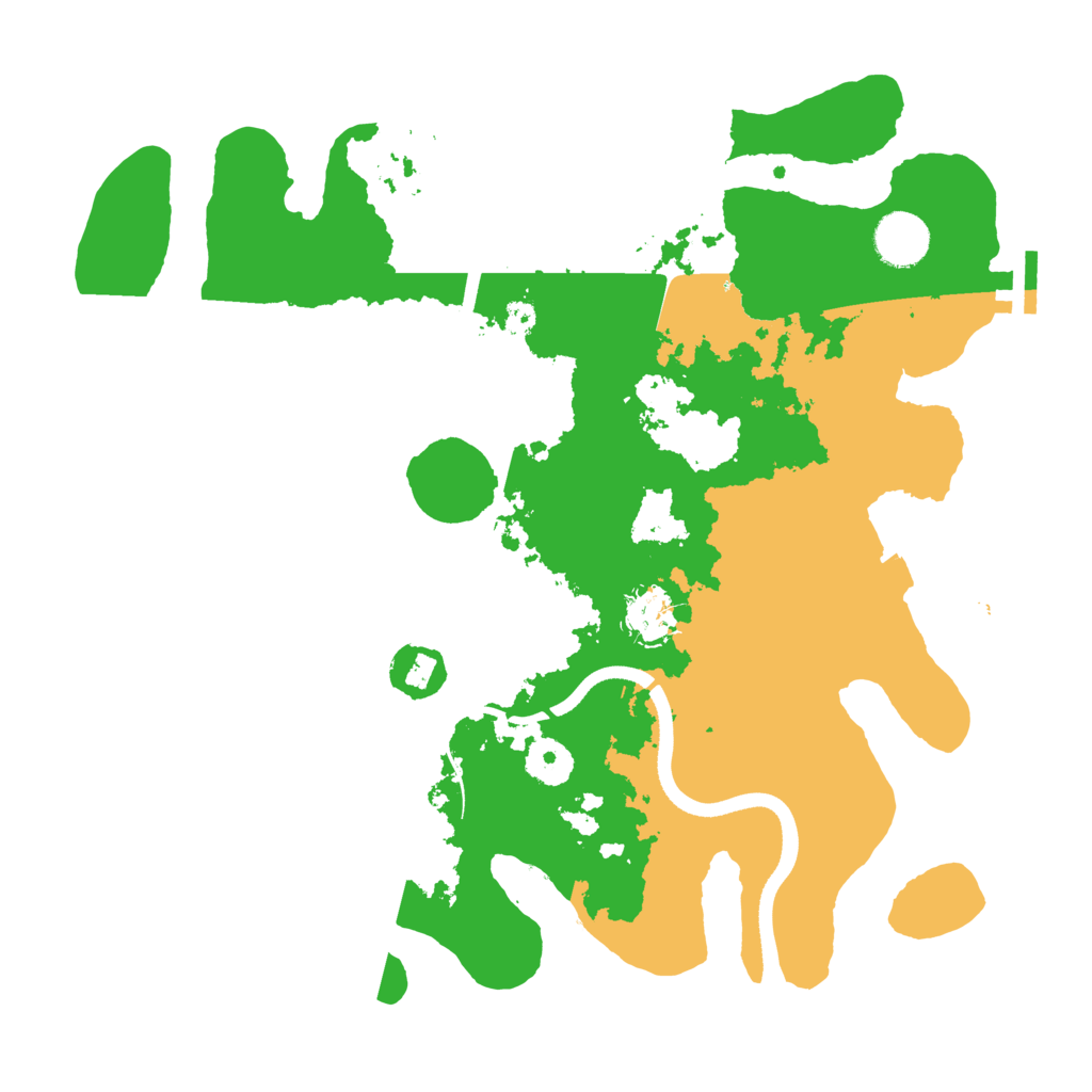 Biome Rust Map: Procedural Map, Size: 3500, Seed: 456099