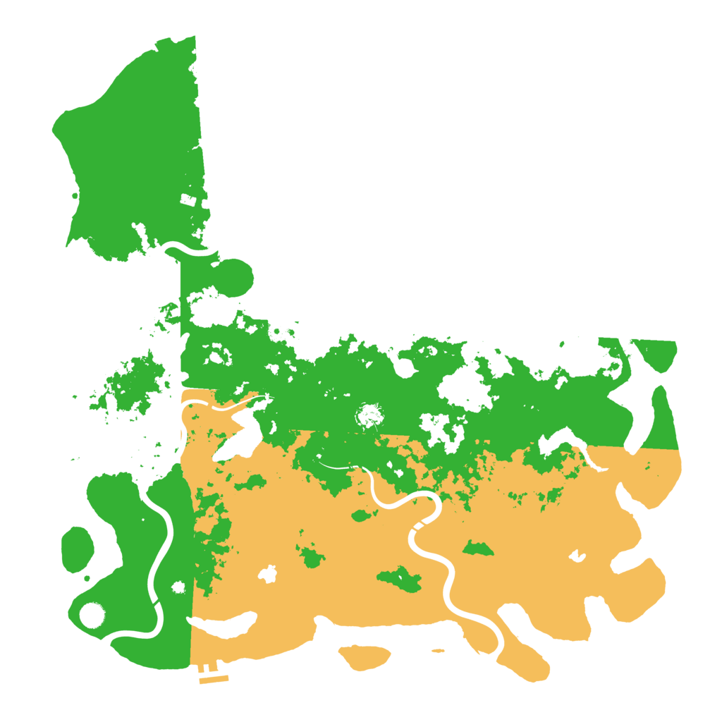 Biome Rust Map: Procedural Map, Size: 5000, Seed: 1763121730