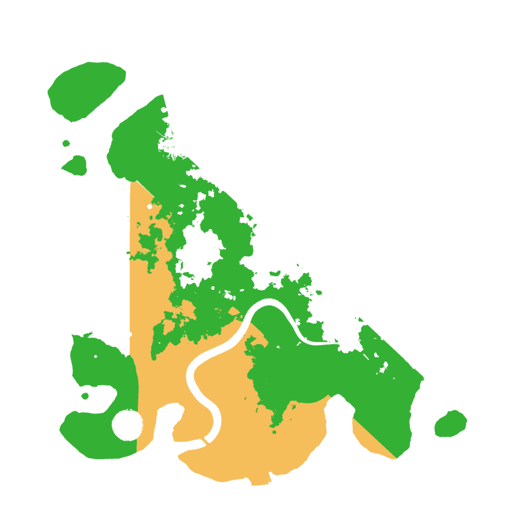 Biome Rust Map: Procedural Map, Size: 3000, Seed: 795955804