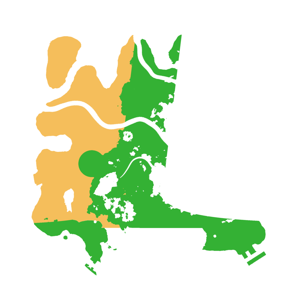 Biome Rust Map: Procedural Map, Size: 3000, Seed: 9879913