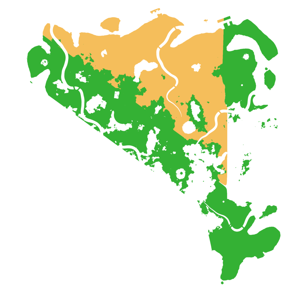 Biome Rust Map: Procedural Map, Size: 4500, Seed: 5322447