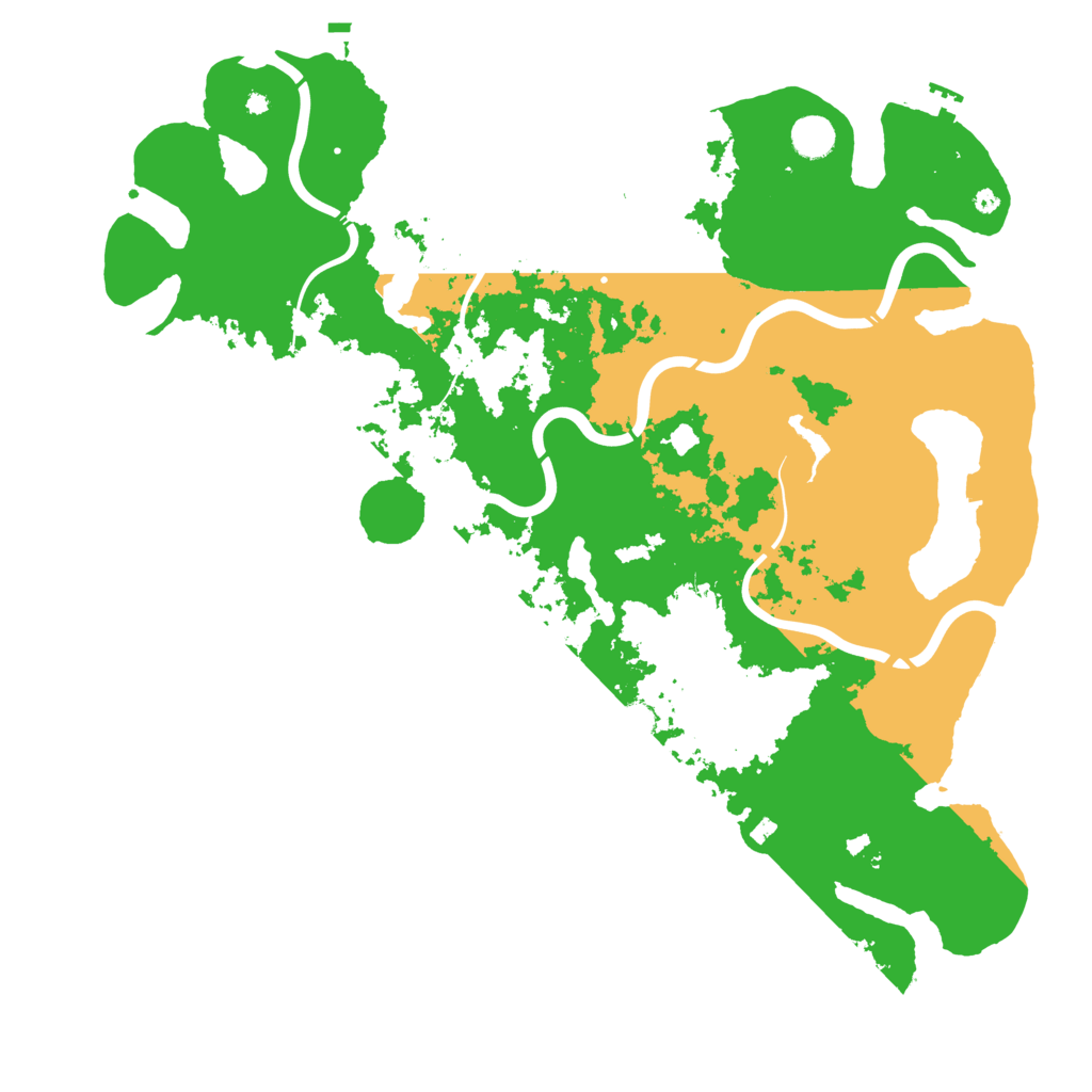 Biome Rust Map: Procedural Map, Size: 4500, Seed: 17126502