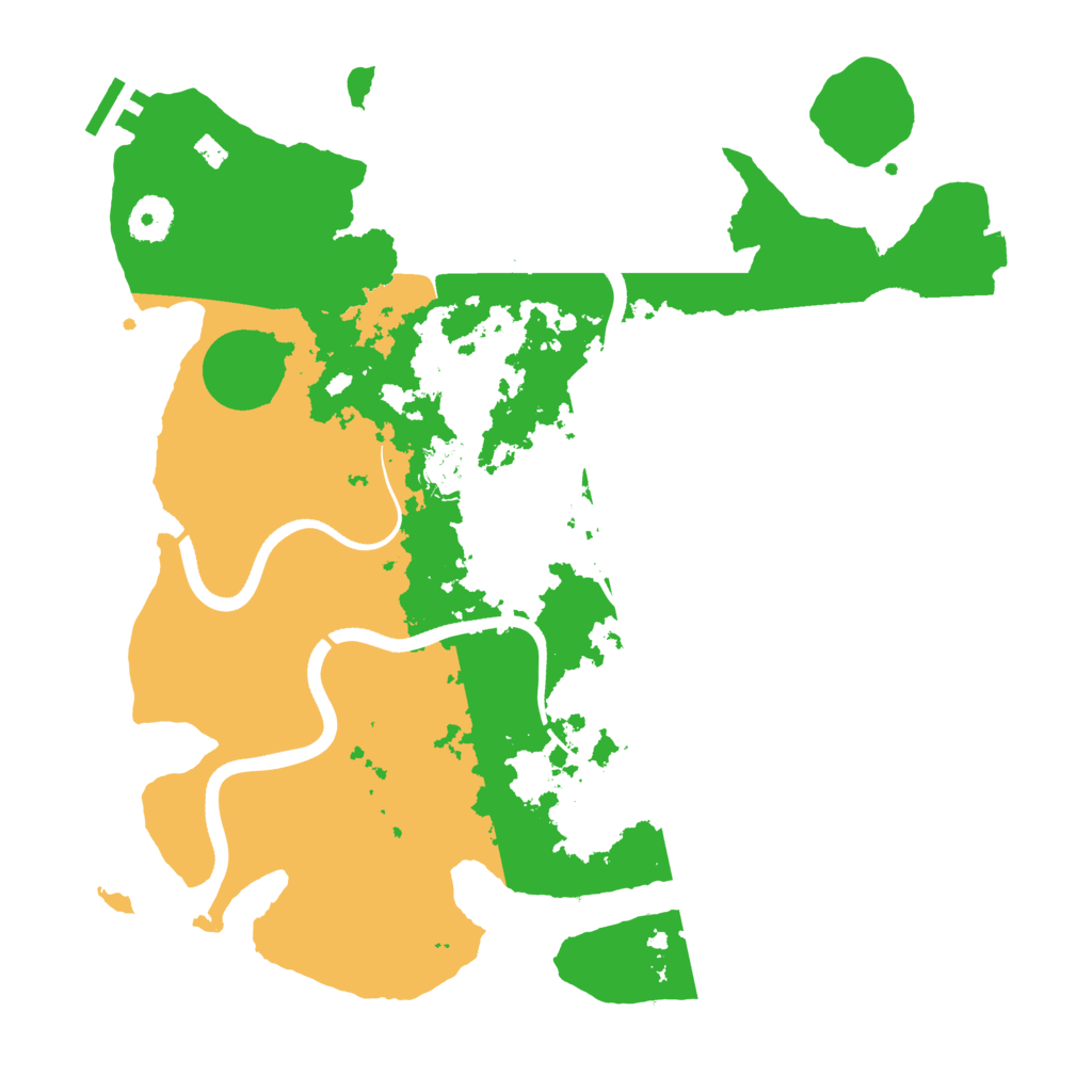 Biome Rust Map: Procedural Map, Size: 3600, Seed: 1693917456