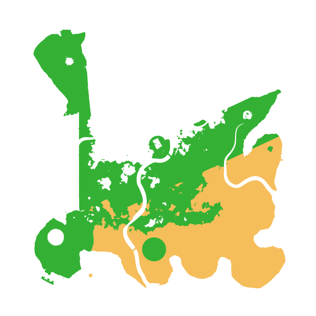 Biome Rust Map: Procedural Map, Size: 3500, Seed: 1444293006
