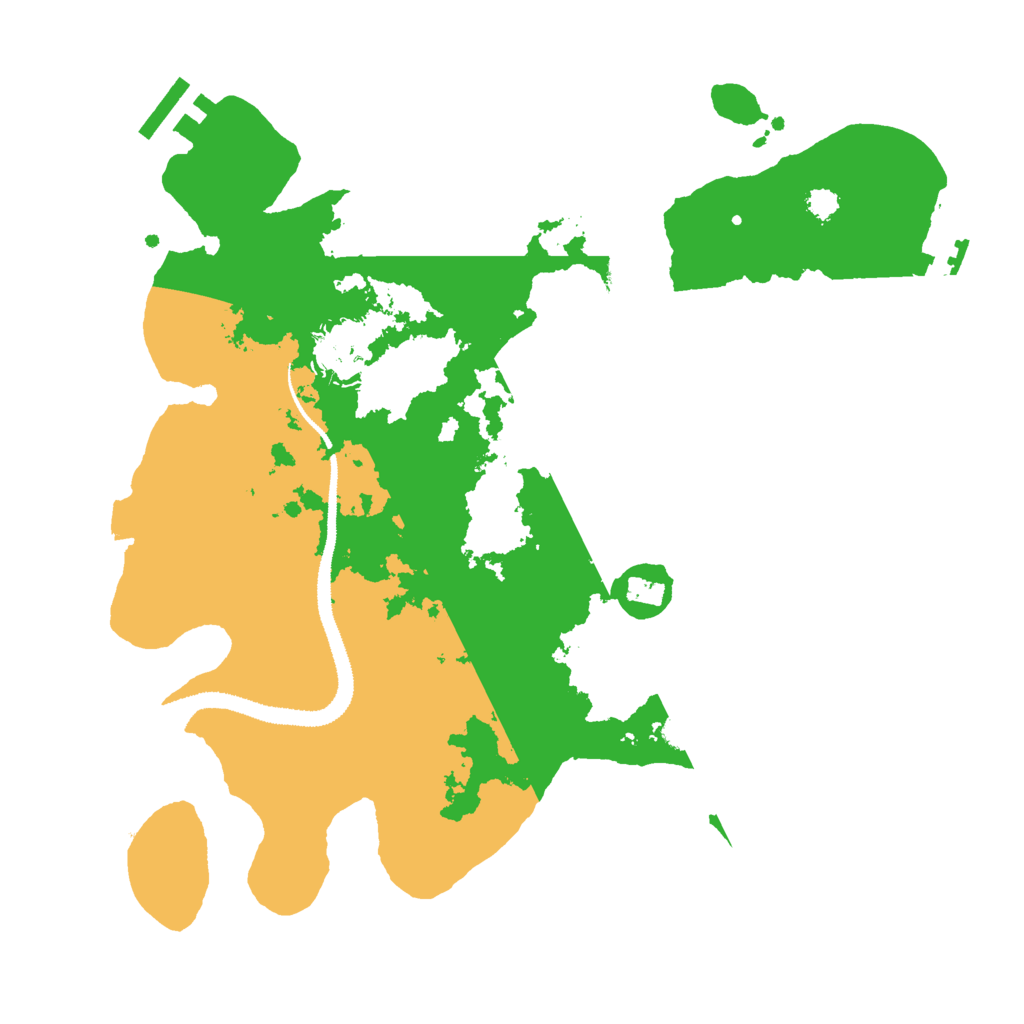 Biome Rust Map: Procedural Map, Size: 3000, Seed: 16002