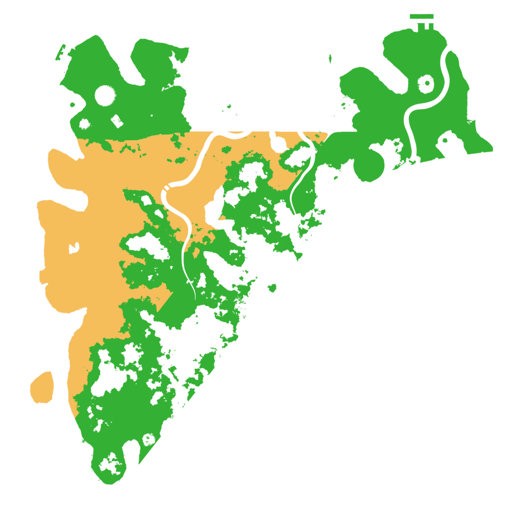 Biome Rust Map: Procedural Map, Size: 4500, Seed: 61813581