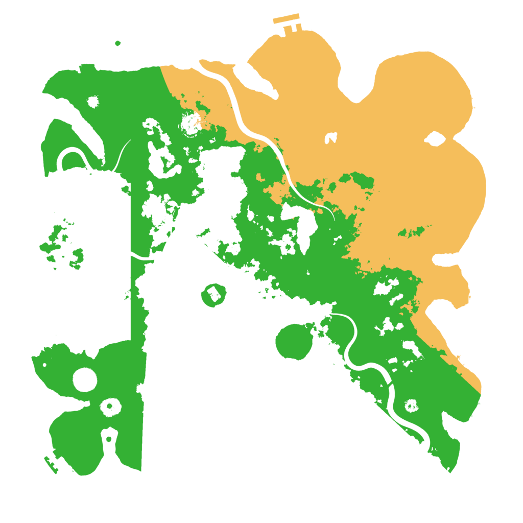 Biome Rust Map: Procedural Map, Size: 4000, Seed: 31899040