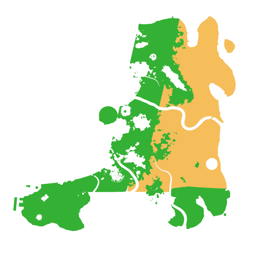 Biome Rust Map: Procedural Map, Size: 3850, Seed: 487775651
