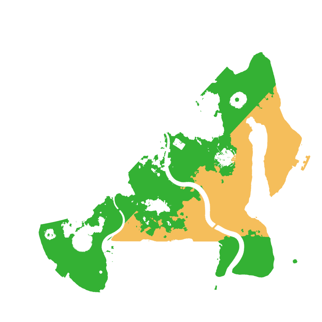 Biome Rust Map: Procedural Map, Size: 3000, Seed: 765411