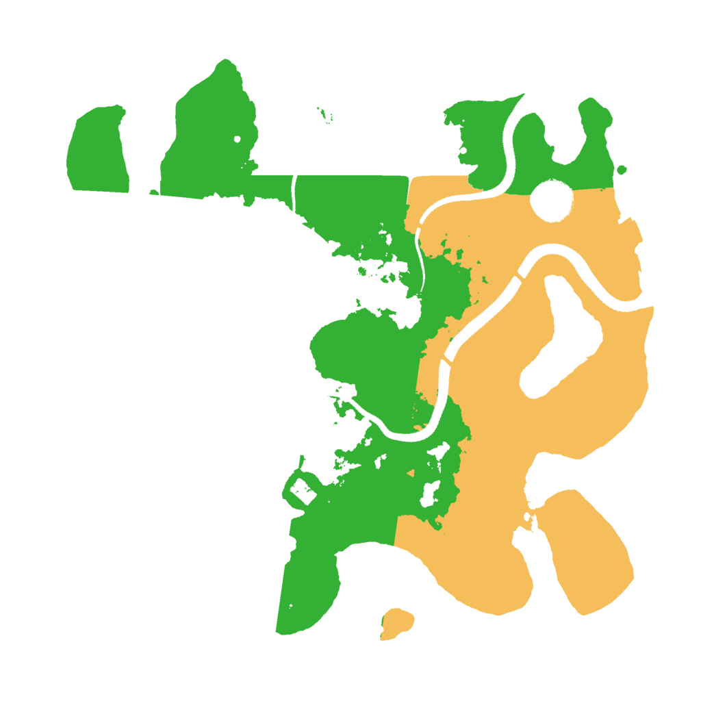 Biome Rust Map: Procedural Map, Size: 3000, Seed: 1870907956