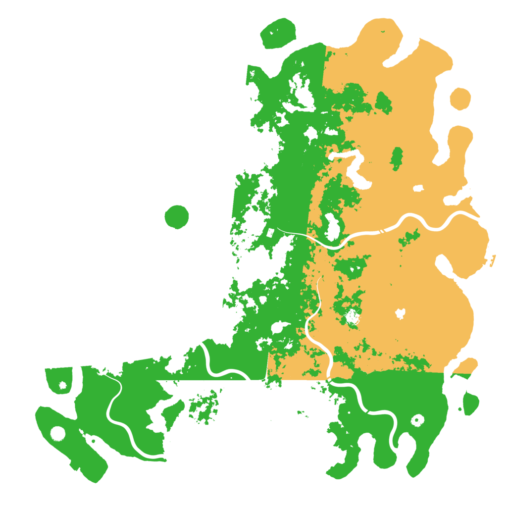 Biome Rust Map: Procedural Map, Size: 6000, Seed: 872294136