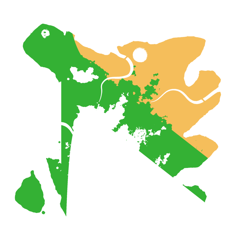 Biome Rust Map: Procedural Map, Size: 3000, Seed: 1654297932