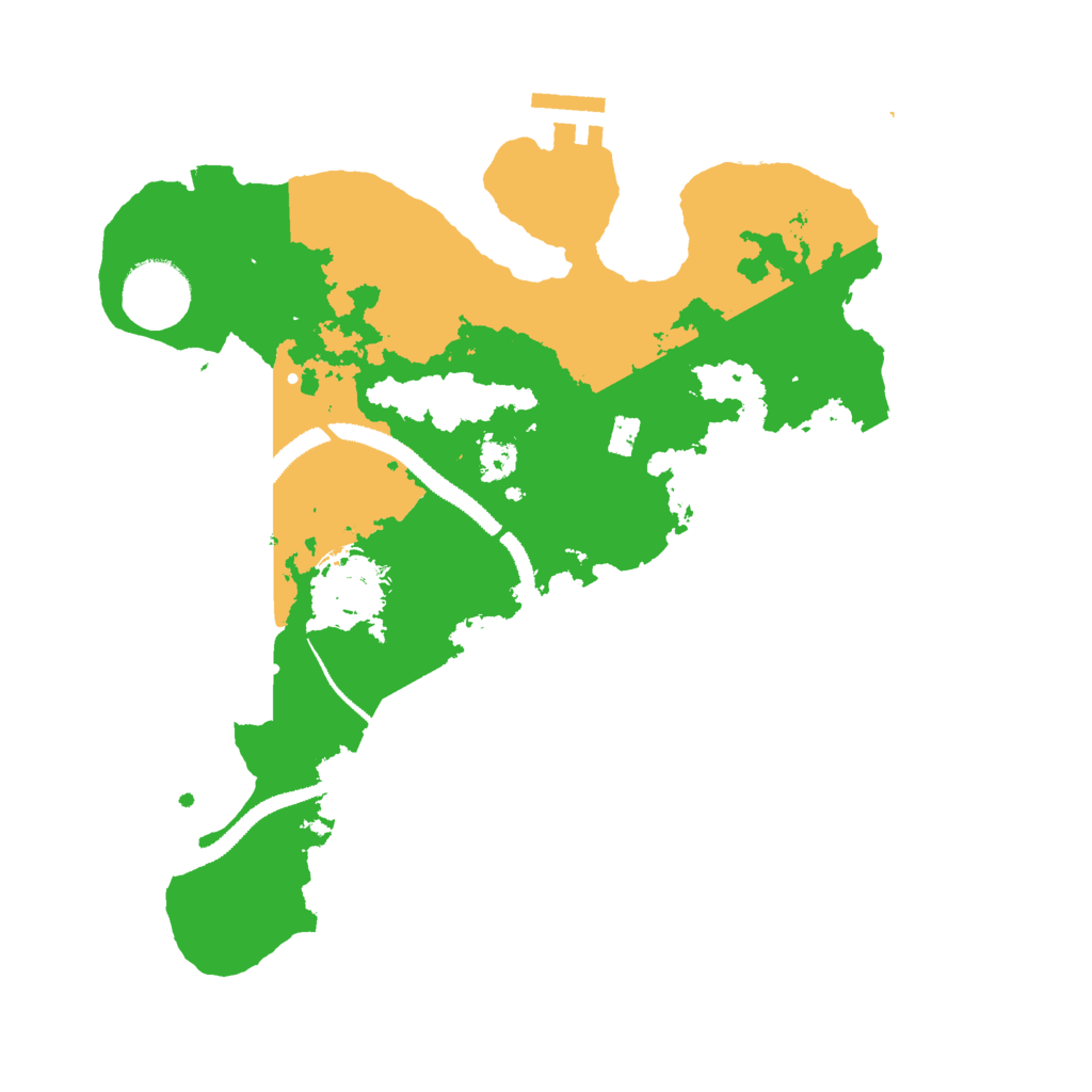 Biome Rust Map: Procedural Map, Size: 3000, Seed: 1218489624