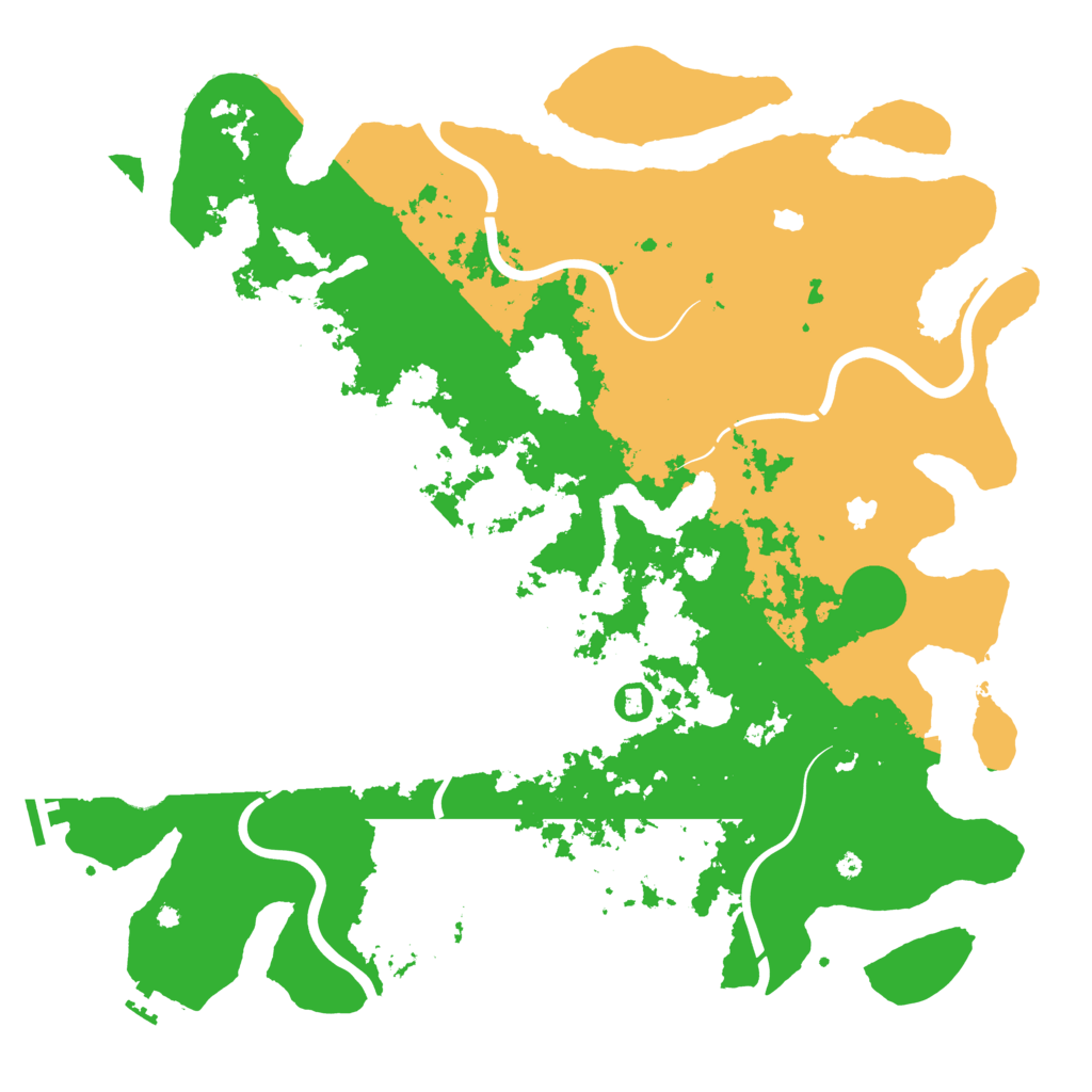 Biome Rust Map: Procedural Map, Size: 4500, Seed: 6234202