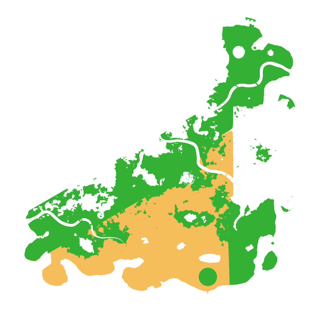 Biome Rust Map: Procedural Map, Size: 4500, Seed: 471466549