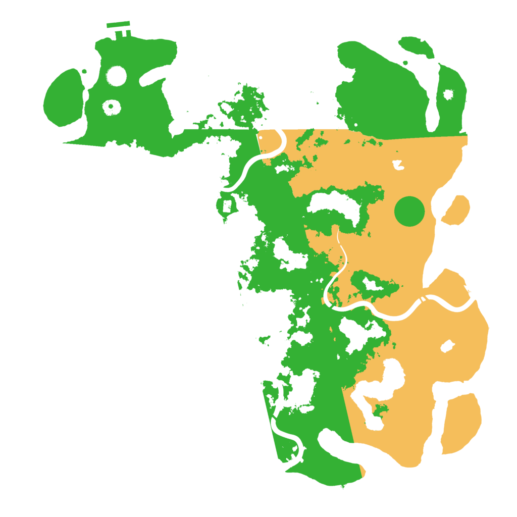 Biome Rust Map: Procedural Map, Size: 4500, Seed: 604618510