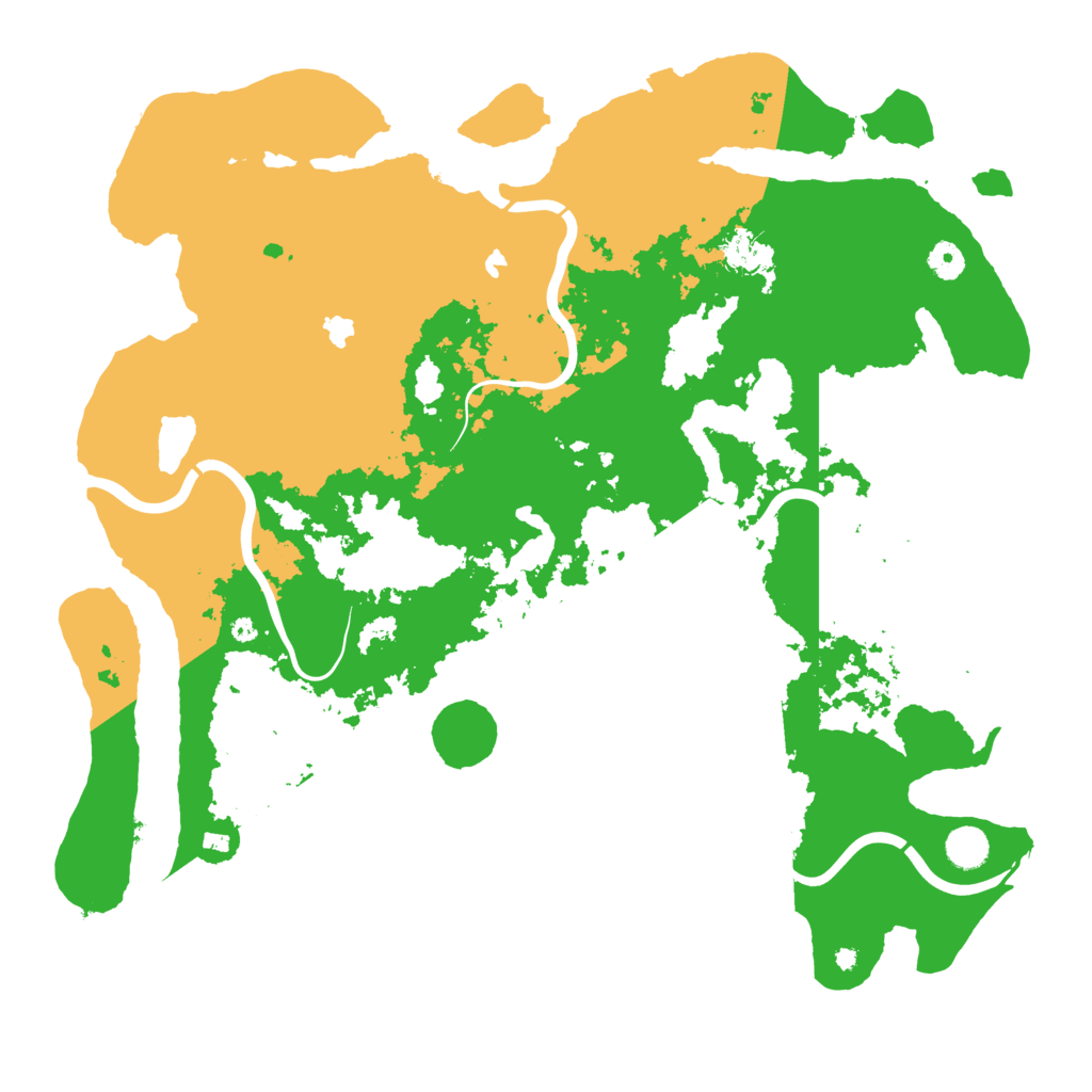 Biome Rust Map: Procedural Map, Size: 4500, Seed: 487233252