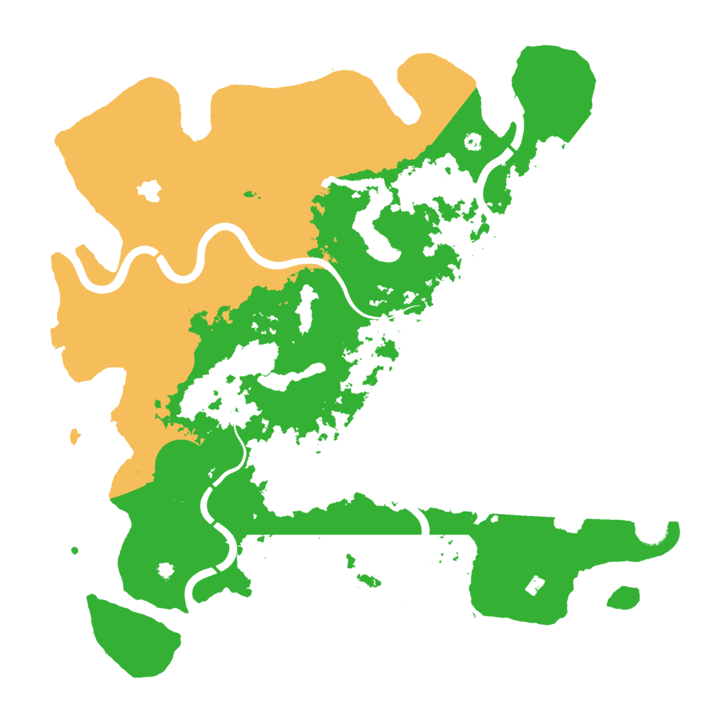 Biome Rust Map: Procedural Map, Size: 4000, Seed: 127887183